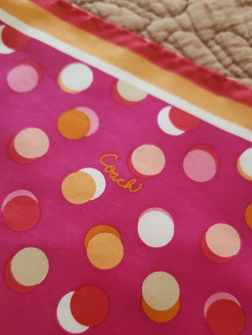 Coach Signature Scarf - Picture 4 of 6